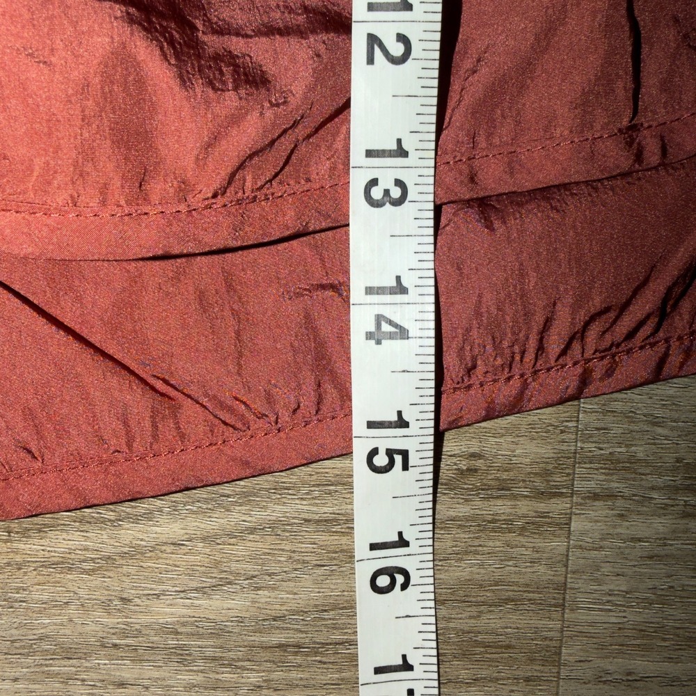 Free People Movement The Way Home Shorts Rust Red High Waisted Smocked Large - Picture 4 of 8